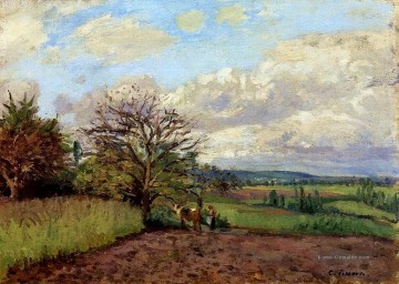 Landschaft mit einem Kuhhirten Camille Pissarro Ölgemälde